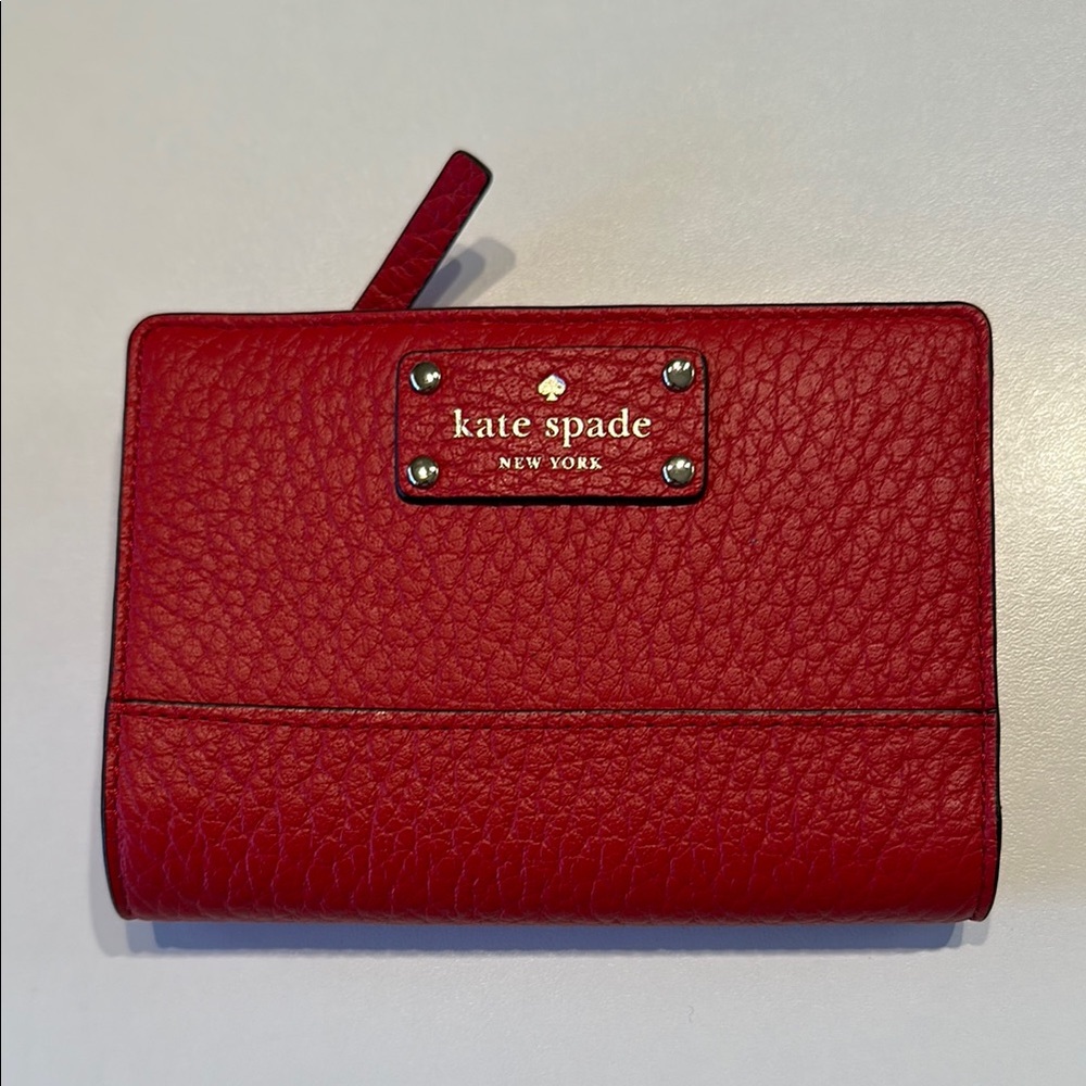 Kate Spade Red Leather Wallet